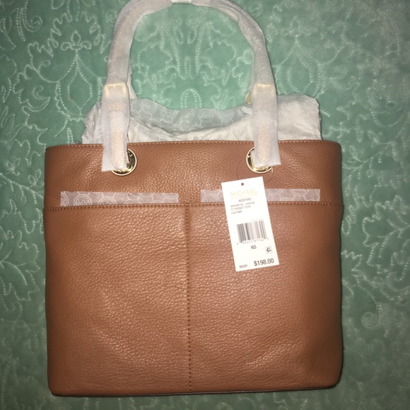 NWT Michael Kors Women's Bedford Top Zip Tote - Picture 5 of 6